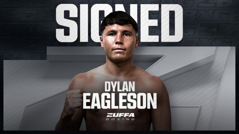 Eagleson signs with Zuffa Boxing and will fight on Sky Sports