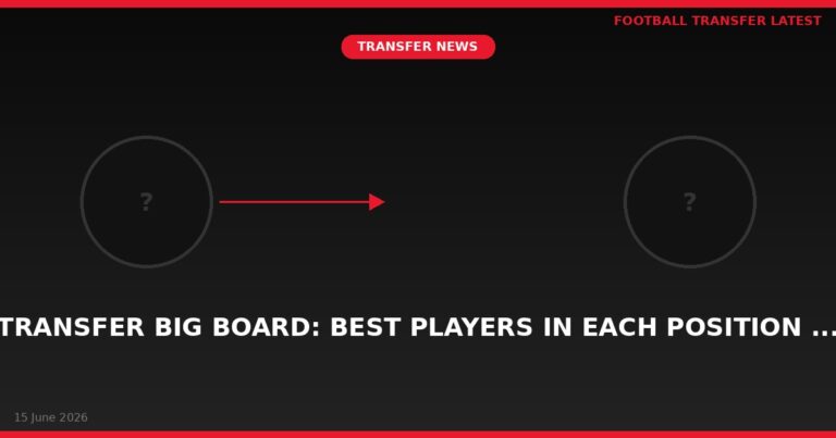 Transfer Big Board: Best players in each position …